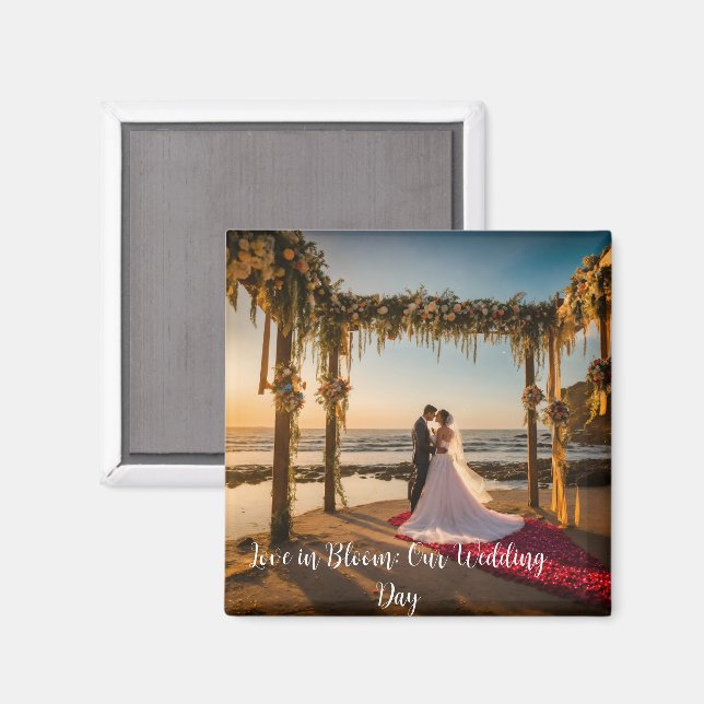 #LoveinBloom:VårWeddingDayMagnet Magnet (Front/Back)