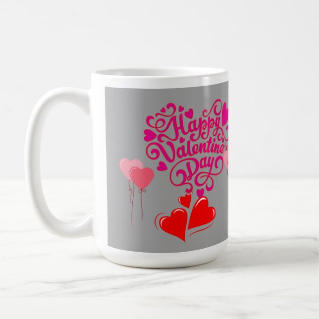 LoveinVarjeSip #BeMineMug #SipsOfLove #Valentin Kaffemugg (Vänster)