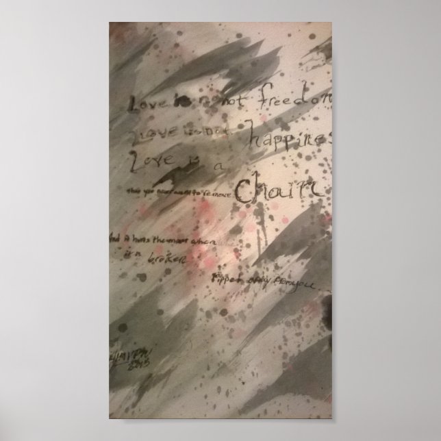 Loveisachain. Poster (Framsidan)