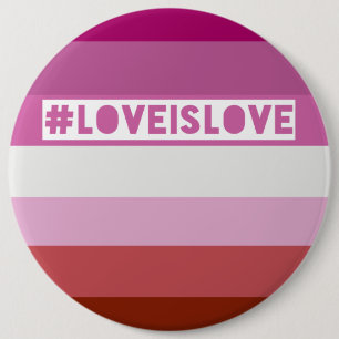 #LoveIsLove hashtag-bricka Knapp