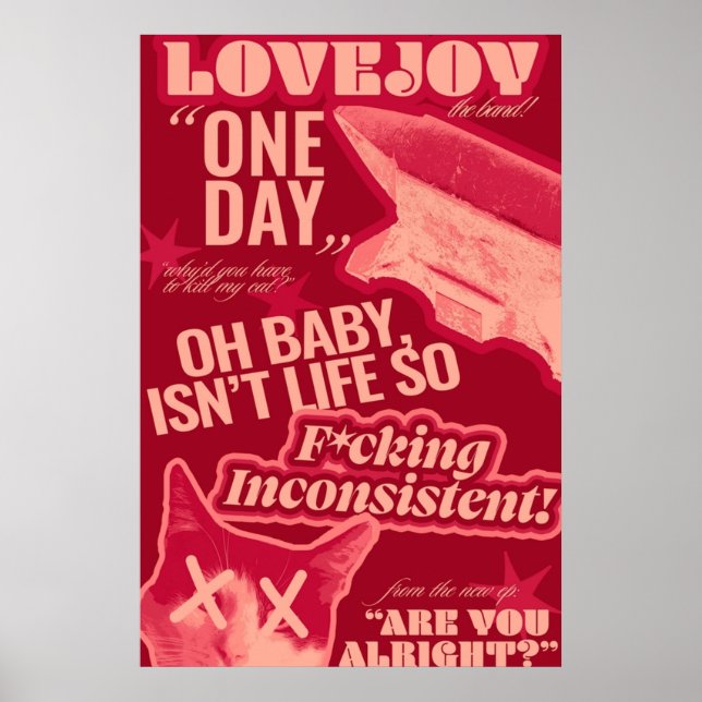 Lovejoy en dag poster (Framsidan)