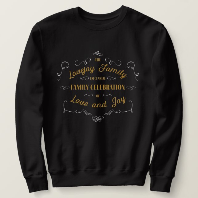 Lovejoy Firande Sweatshirt - Black (Design framsida)