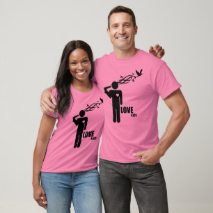 LoveKills grafisk utslagsplats Tee
