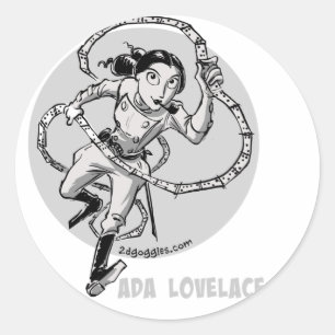 Lovelace Sticker Runt Klistermärke