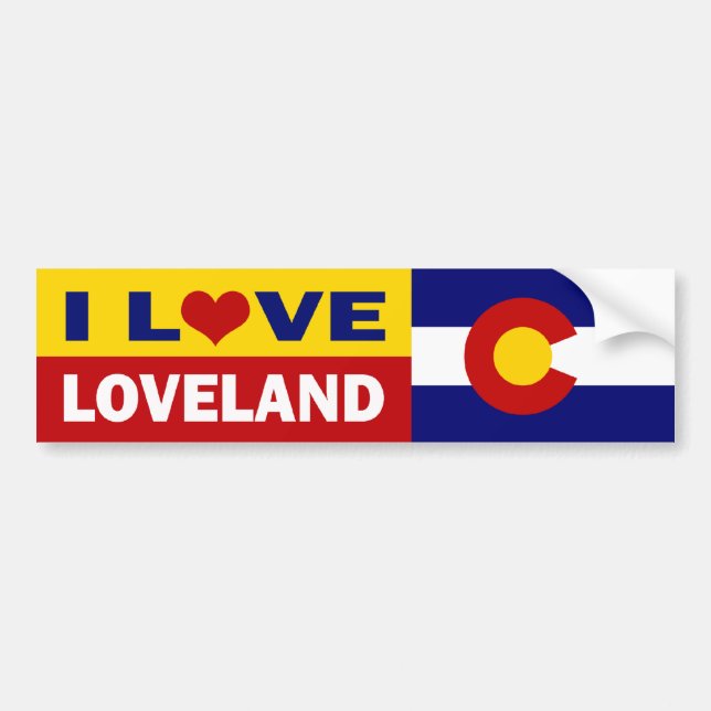 Loveland Colorado bildekal (Framsidan)