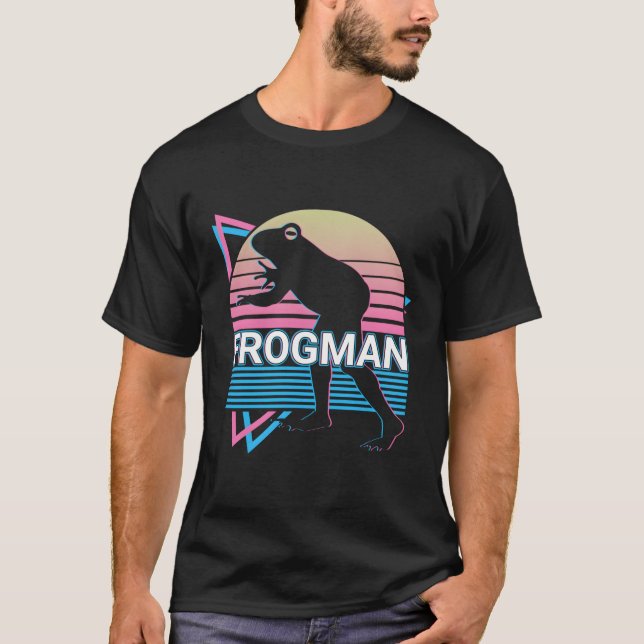 Loveland Frog Cryptid Cryptozoology T Shirt (Framsida)