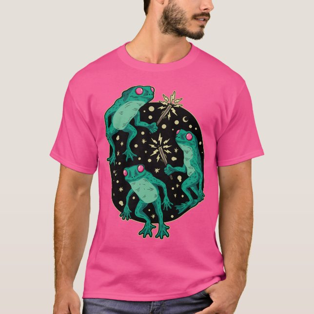 Loveland Frogman Cryptid Black T Shirt (Framsida)