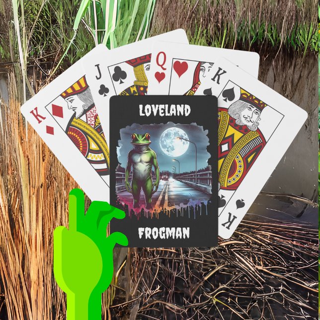 Loveland Frogman | Ohio Cryptid Casinokort (Skapare uppladdad)