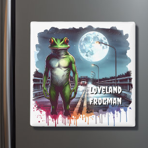 Loveland Frogman Ohio Cryptid Magnet