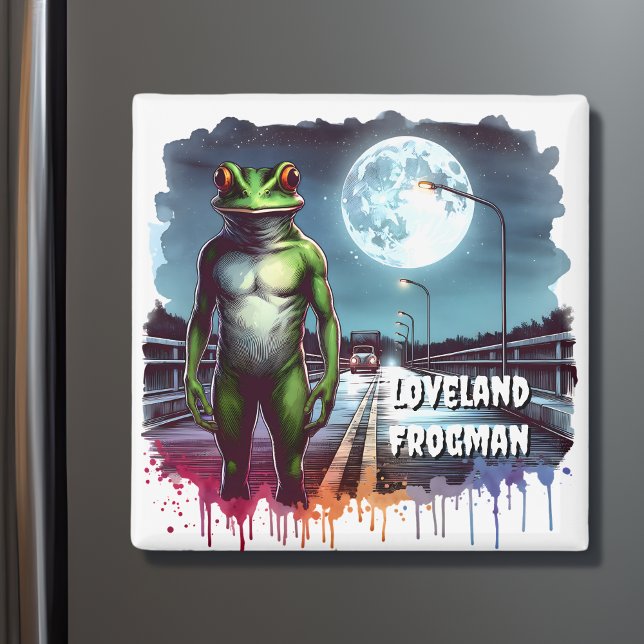 Loveland Frogman | Ohio Cryptid Magnet (Skapare uppladdad)