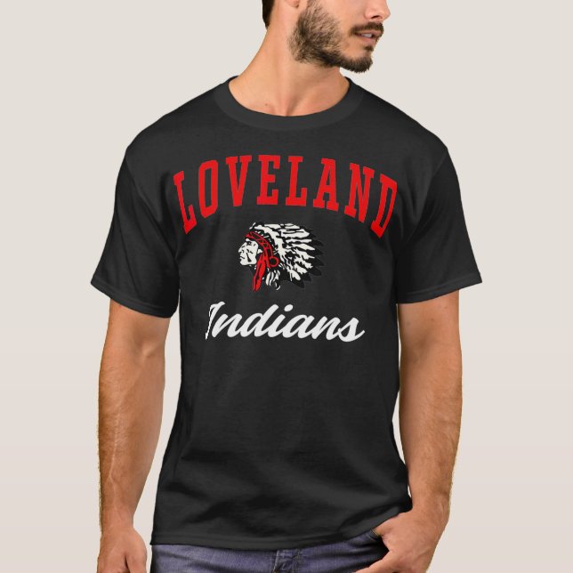 Loveland High School Indians T Shirt (Framsida)