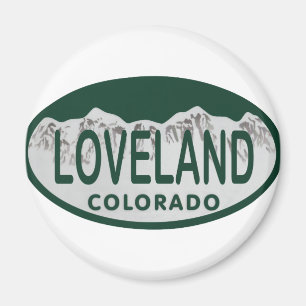 Loveland-licensoval Magnet