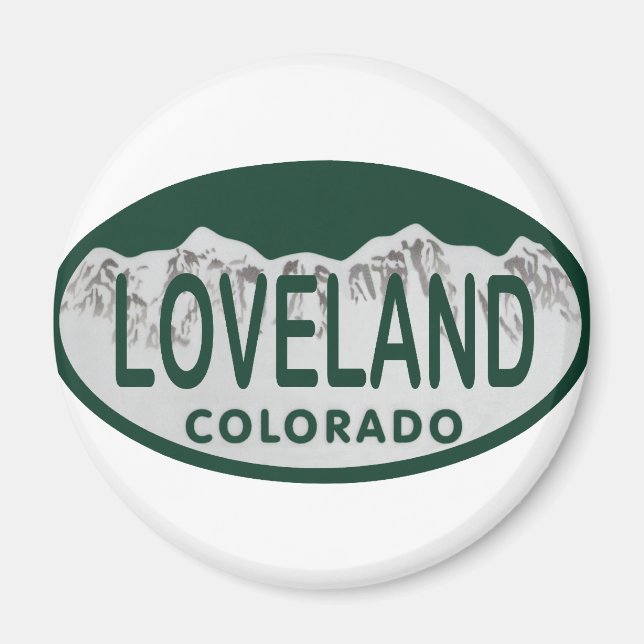 Loveland-licensoval Magnet (Framsidan)