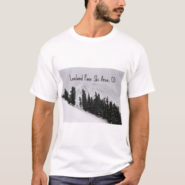Loveland Pass Ski Area, CO T Shirt (Framsida)