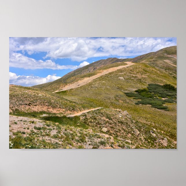 Loveland Pass Trail, Colorado Poster (Framsidan)