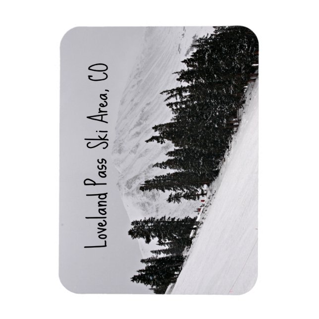 Loveland passerar skidar område, CO Magnet (Vertikal)