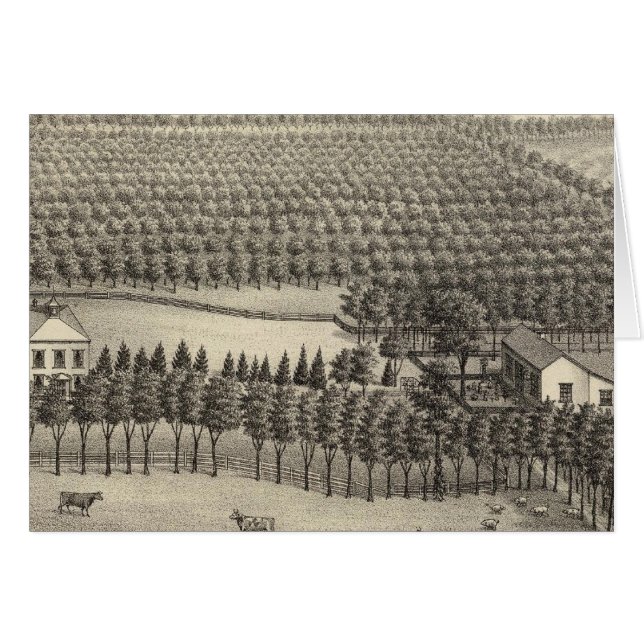 Loveless Farm, Nebraska Hälsningskort (Framsidan Horizontal)