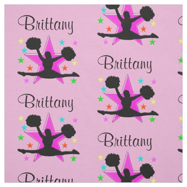 LOVELLT ROSA PERSONLIG CHEERLEADER FABRIC TYG (Provkarta)