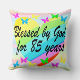 LOVELY 85 BIRTHDAY GODS BLESSINGS PILLOW KUDDE