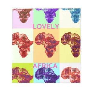 LOVELY AFRIKA ANTECKNINGSBLOCK