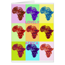 LOVELY AFRIKA HÄLSNINGSKORT