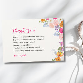 Lovely Bohemian Meadow Bridal Shower Tack Kort