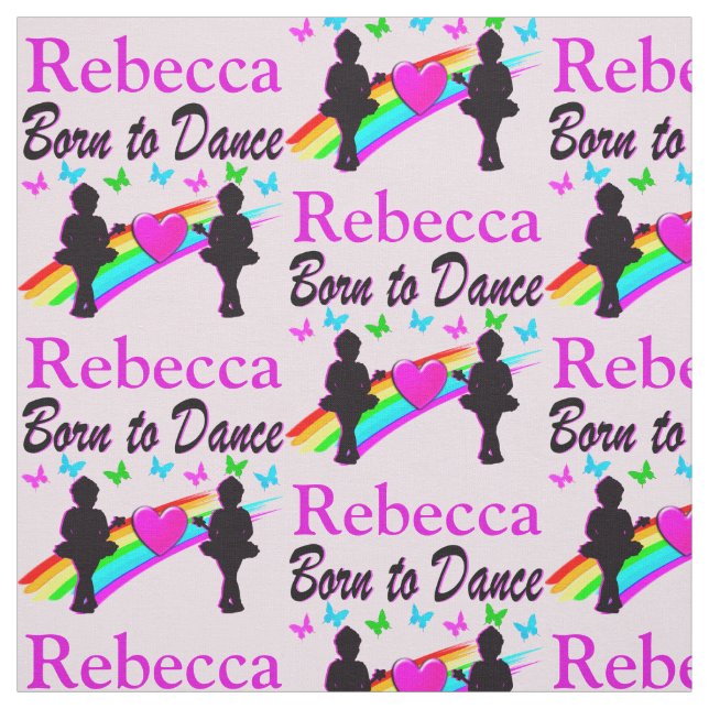LOVELY BORN TO DANCE PERSONLIG BALLET FABRIC TYG (Provkarta)