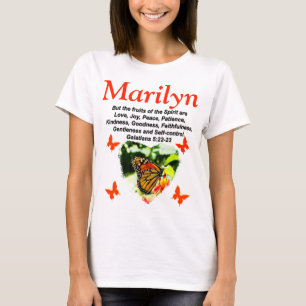 LOVELY BUTTERFLY GALATIANS 5:22 PERSONLIG TEE