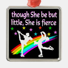 LOVELY FIGUR SKATER DUO DESIGN JULGRANSPRYDNAD METALL