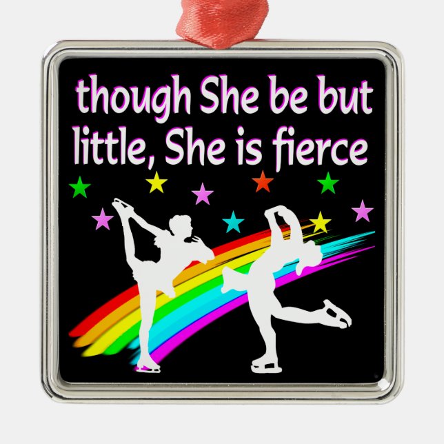 LOVELY FIGUR SKATER DUO DESIGN JULGRANSPRYDNAD METALL (Framsidan)