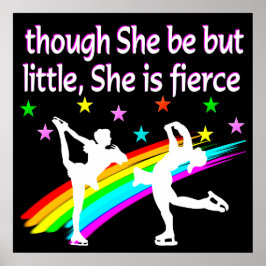 LOVELY FIGUR SKATER DUO DESIGN POSTER
