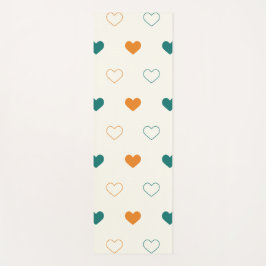 Lovely hearts / green orange cream