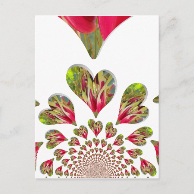 Lovely Hearts Humanitarian Day The World Needs Lov Vykort (Framsida)