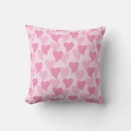 Lovely Hearts Seamless Pattern Kudde