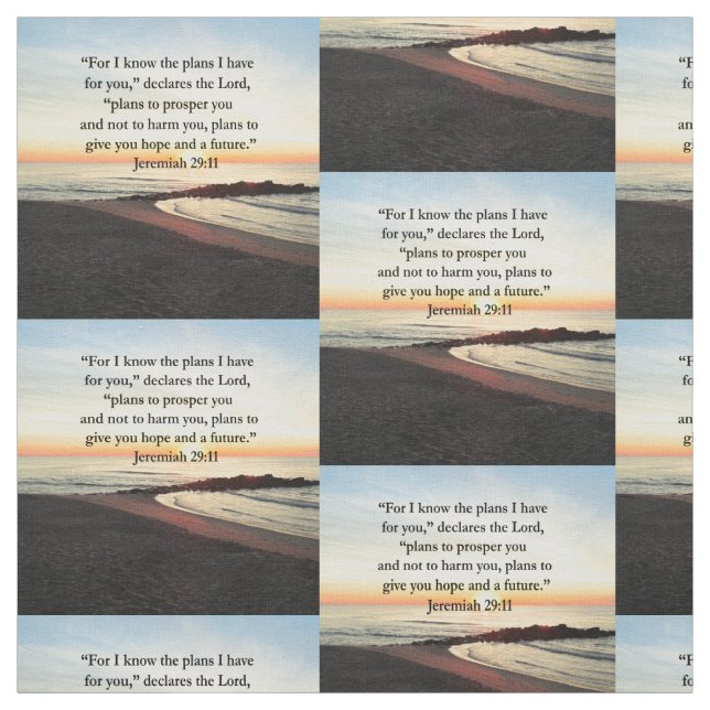 LOVELY JEREMIAH 29:11 SUNRISE PHOTO TYG (Provkarta)