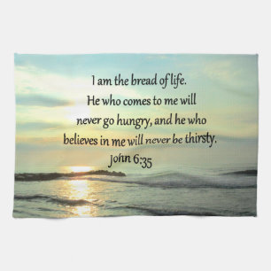 LOVELY JOHN 6:35 SUNRISE PHOTO DESIGN KÖKSHANDDUK