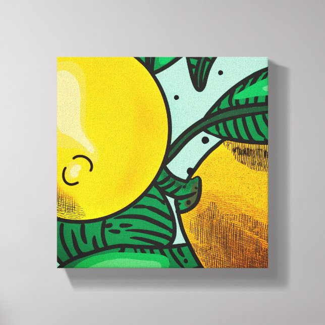 Lovely Lemons  Canvas Print (Framsida)