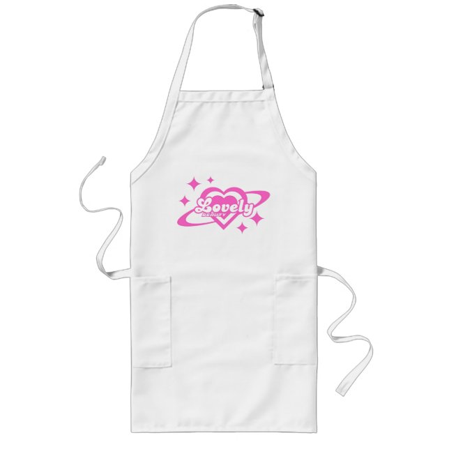 Lovely Long Apron Långt Förkläde (Framsidan)