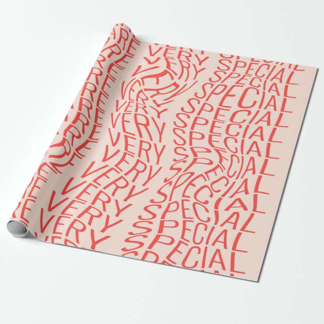 Lovely motivational inscription: you are very spec presentpapper (Utrullad)