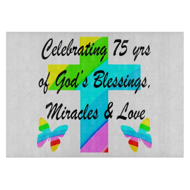 LOVELY PERSONLIG 75:E BIRTHDAY DESIGN (Framsidan)