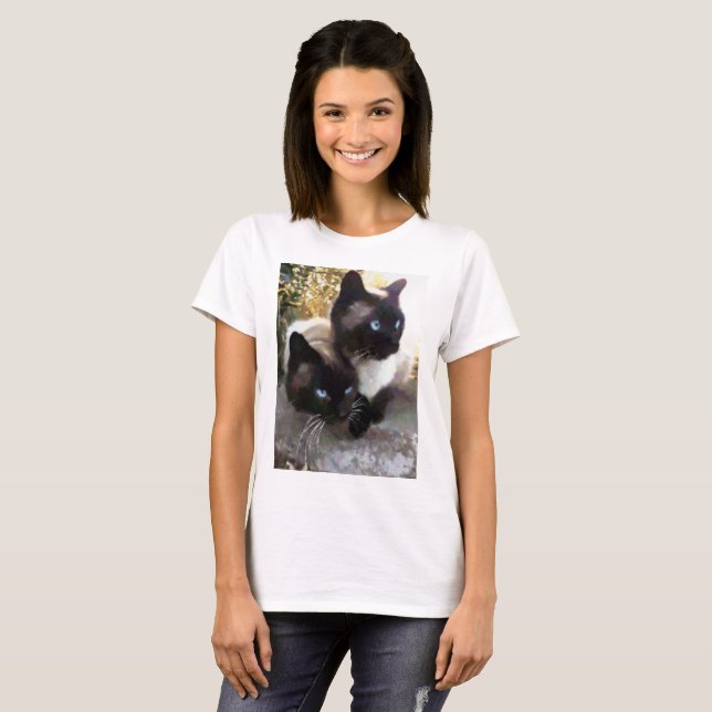 Lovely siamese t shirt (Hel framsida)