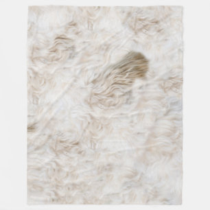 LOVELY SOFT CURLY HUND PÄLS FLEECE BLANKET