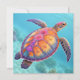Lovely Turtle Inbjudningar