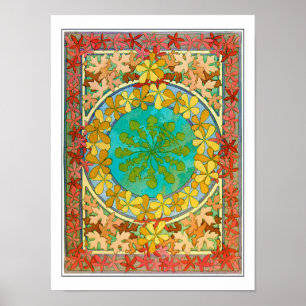 Löven Art nouveau Stil, Mucha Poster