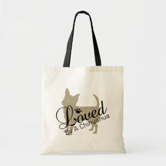 Loven av en Chihuahua Tote Bag Tygkasse