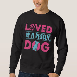 Loven av en Rädding Hund Adoption Rädda djuren Lång Ärmad Tröja