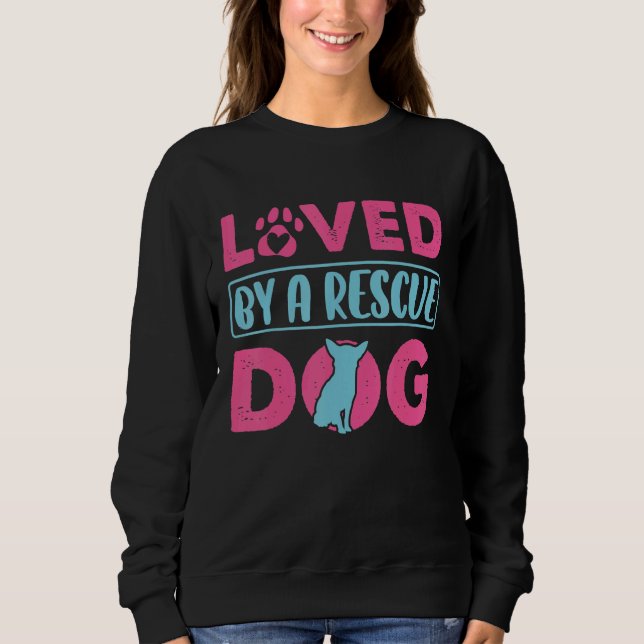 Loven av en Rädding Hund Adoption Rädda djuren T Shirt (Framsida)
