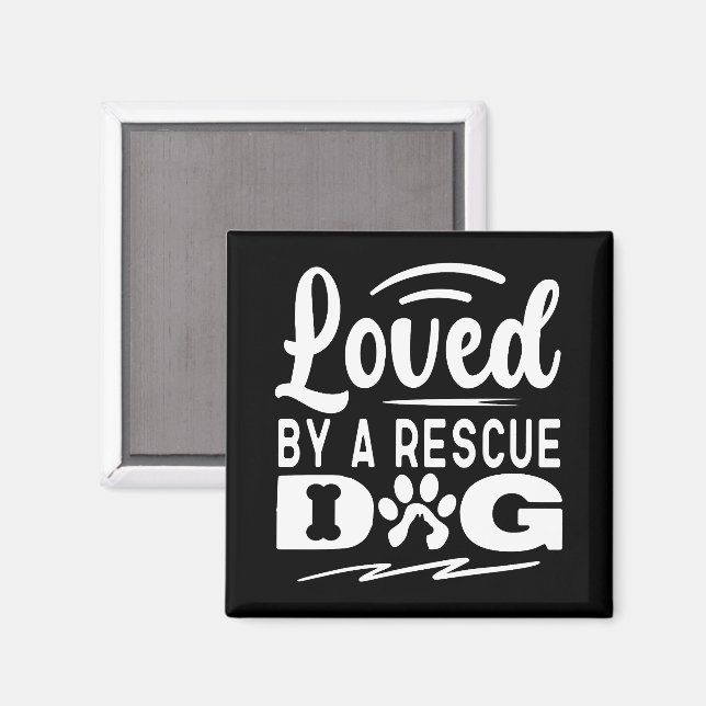 Loven av en Rädding Hund adoptionsgåvor för sällsk Magnet (Front/Back)