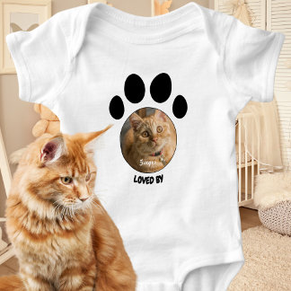 Loven av Kat Kön Neutral Anpassningsbar Pet Photo T Shirt