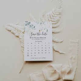 Löven Guld Grönt Spara datumkalender Datumet